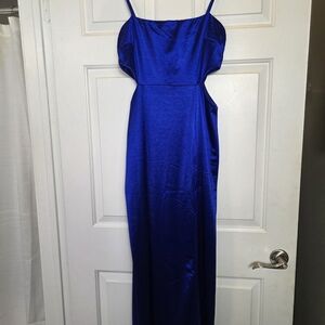 Lulu's Vibrant Blue Prom Dress